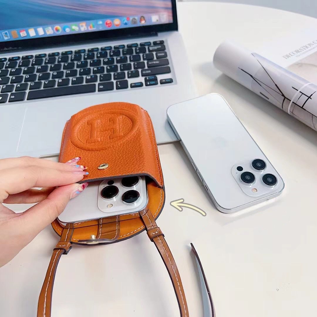 Hermes Universal Crossbody Mobile Phone Bag, Adjustable Shoulder Strap