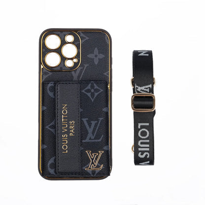 Luxury Leather Wallet Card Holder Phone Case For iPhone 13-17