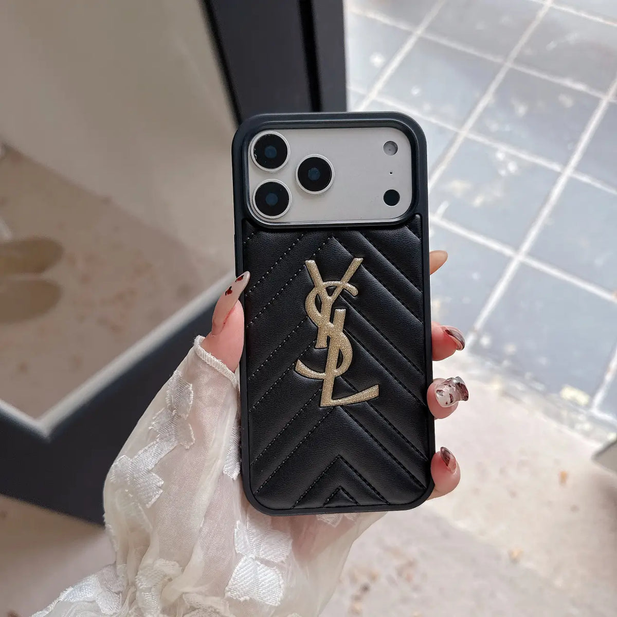 Luxury Leather Phone Case for iPhone 13-18 Pro & Pro Max