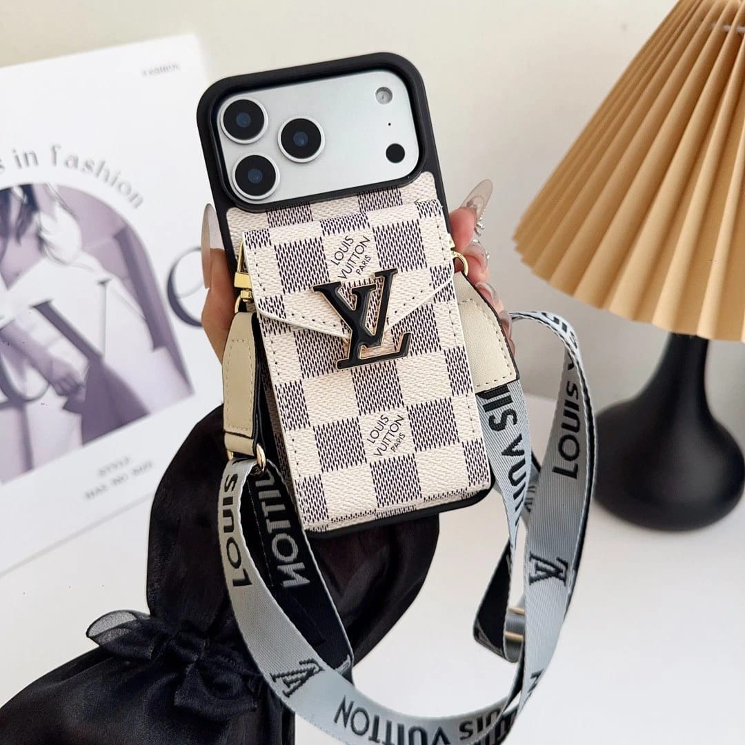 Leather Wallet Card Holder Phone Case For iPhone 12-17 Series