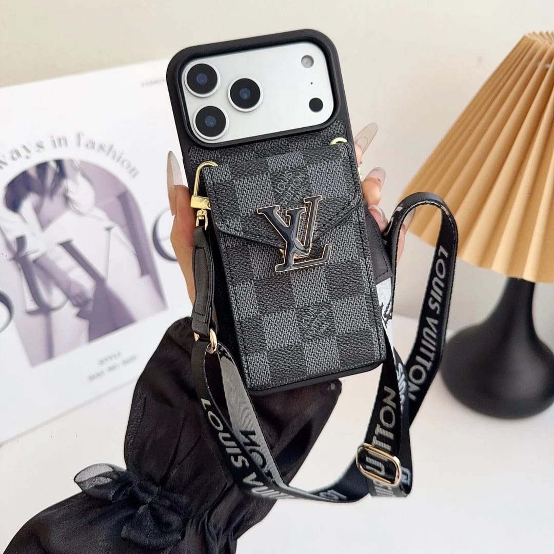Leather Wallet Card Holder Phone Case For iPhone 12-17 Series