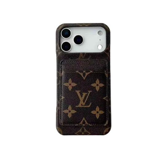 Leather Card Holder Case for iPhone 12-17 Series