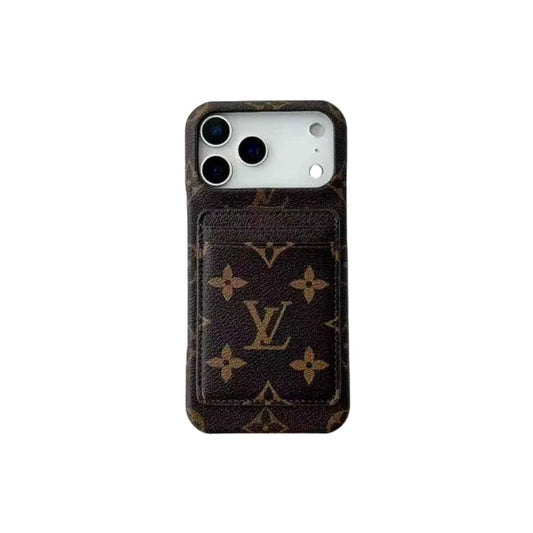 Leather Card Holder Case for iPhone 12-17 Series