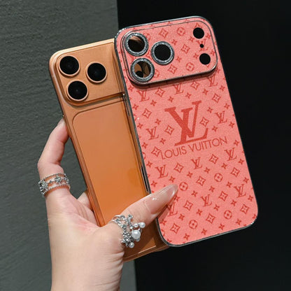Luxury LV Shiny Phone Case for iPhone 13-18 Pro & Pro Max