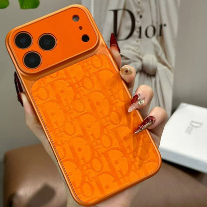 HRM Leather Case with Embossed Ribbon Pattern