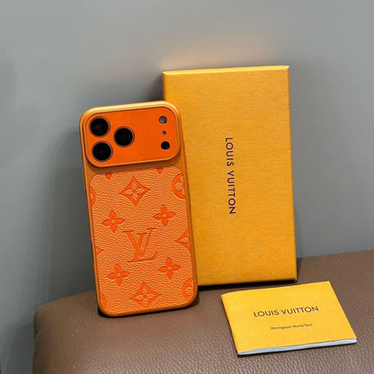 HRM Leather Case with Embossed Ribbon Pattern