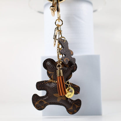 Luxury Bear Key Chain Bag Charm Accessory