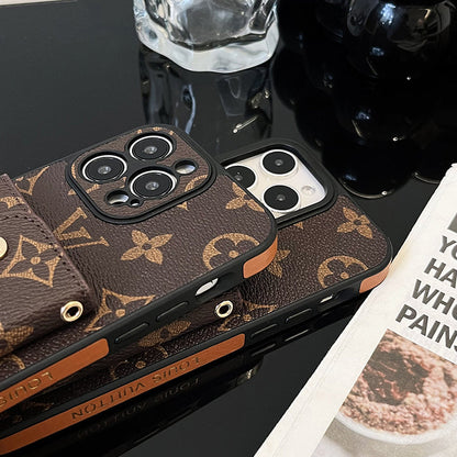 Lou Card Bag Chain Brown iPhone Case Roxy New 2