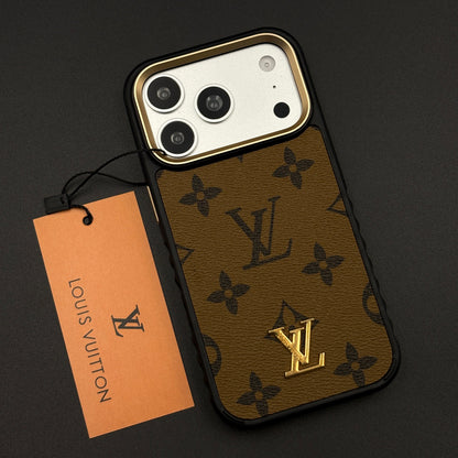 Luxury Fashion Brand Classic Monogram Case 13-18 Pro & Pro Max