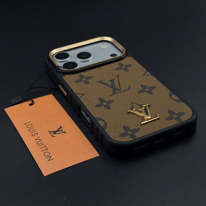 Luxury Fashion Brand Classic Monogram Case 13-18 Pro & Pro Max