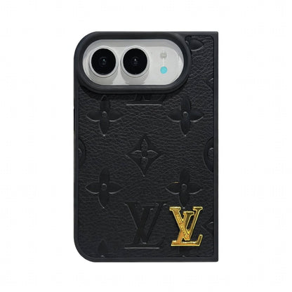 Luxury Louis Vuitton Embossed Floral Monogram Case for iPhone Duo