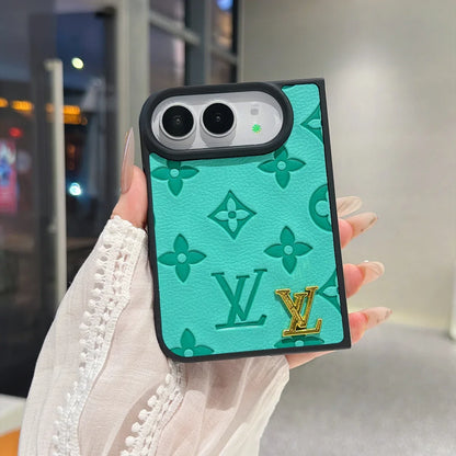 Luxury Louis Vuitton Embossed Floral Monogram Case for iPhone Duo