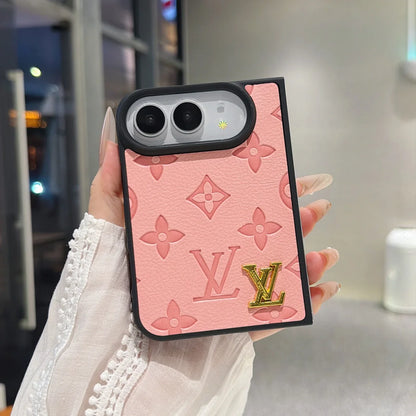 Luxury Louis Vuitton Embossed Floral Monogram Case for iPhone Duo