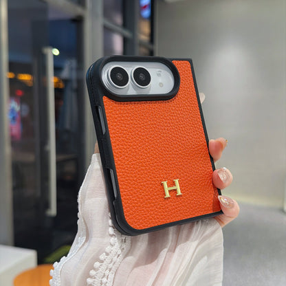 Classic HERMES Monogram Canvas Case for iPhone Duo