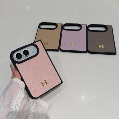 Classic HERMES Monogram Canvas Case for iPhone Duo
