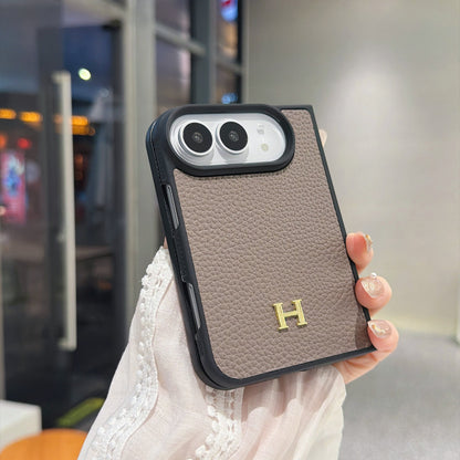 Classic HERMES Monogram Canvas Case for iPhone Duo