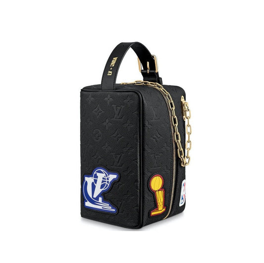 Louis Vuitton x NBA Hero Jacket Leather Cloackroom Dopp Kit Monogram Black