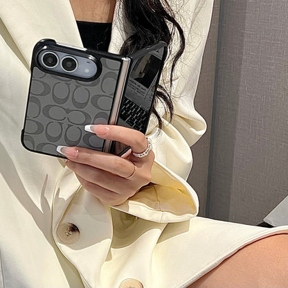 Luxury CH Monogram Canvas Case for iPhone Duo