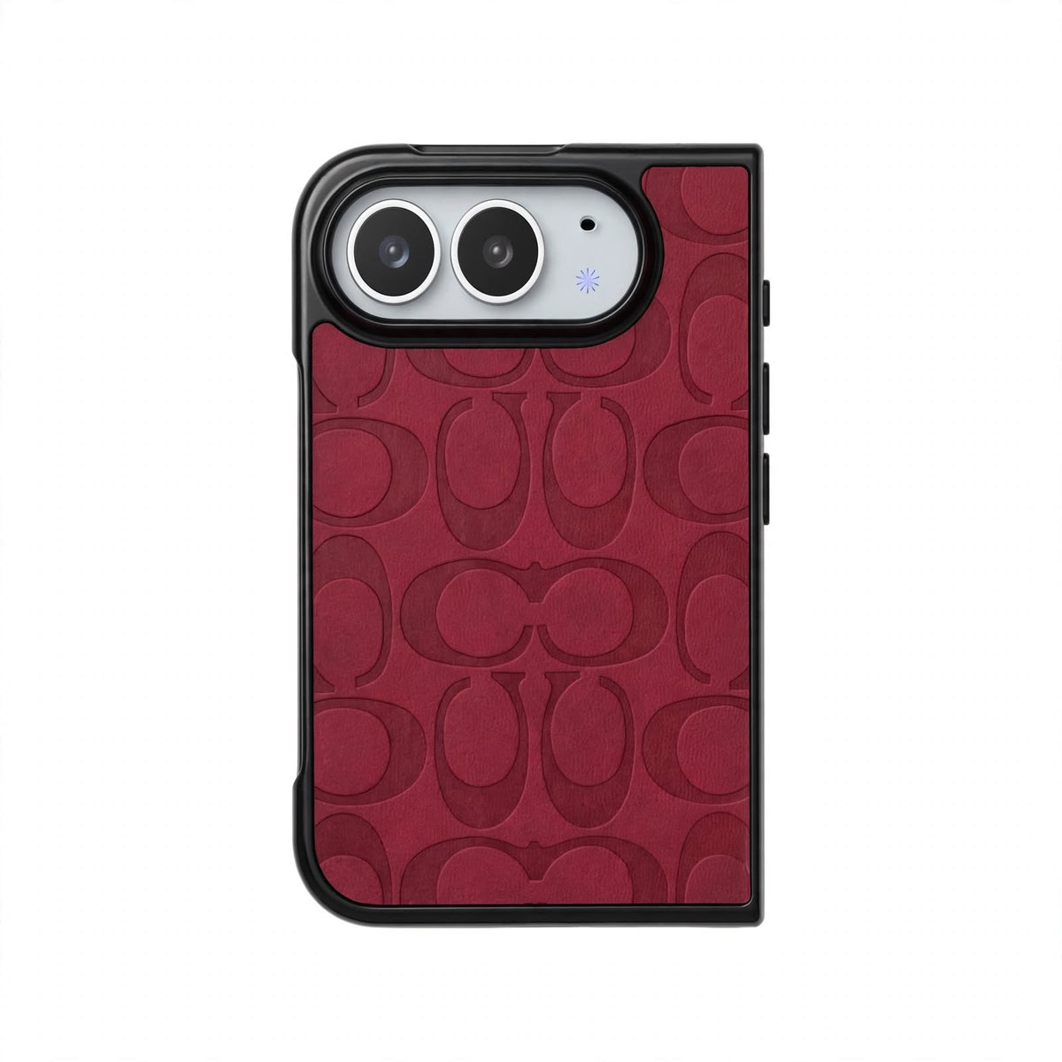 Luxury CH Monogram Canvas Case for iPhone Duo