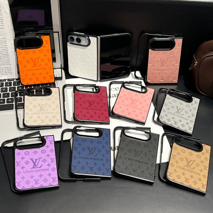 Luxury LV Monogram Canvas Case for iPhone Duo