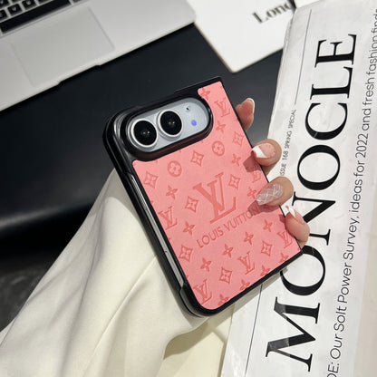Luxury LV Monogram Canvas Case for iPhone Duo