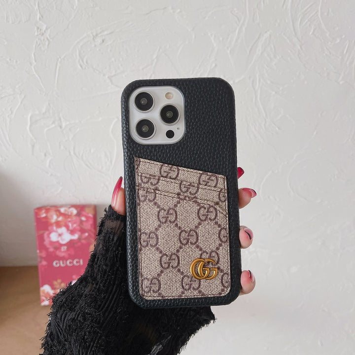 LUXURY CARD BAG CLASSIC IPHONE CASE