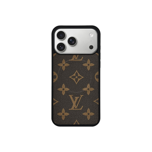 LV Brown Monogram MagSafe Case for iPhone 12-17 Series