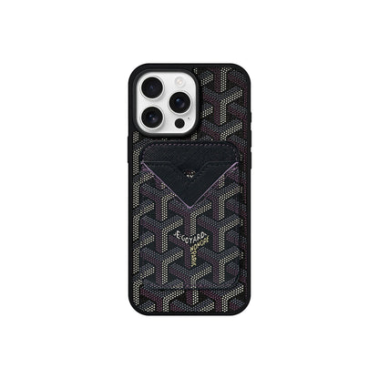 GYD Vintage Leather Case Magsafe Card-Holder For iPhone 12-17