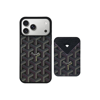 GYD Vintage Leather Case Magsafe Card-Holder For iPhone 12-17