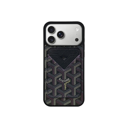 GYD Vintage Leather Case Magsafe Card-Holder For iPhone 12-17