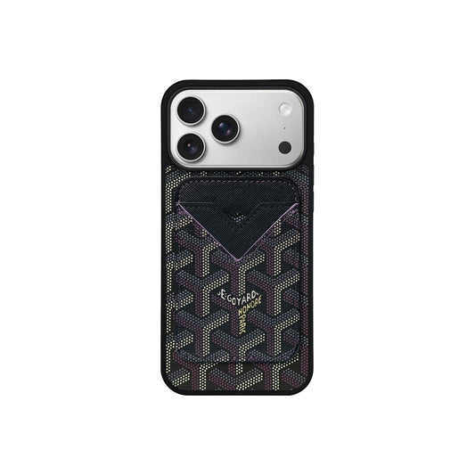 GYD Vintage Leather Case Magsafe Card-Holder For iPhone 12-17