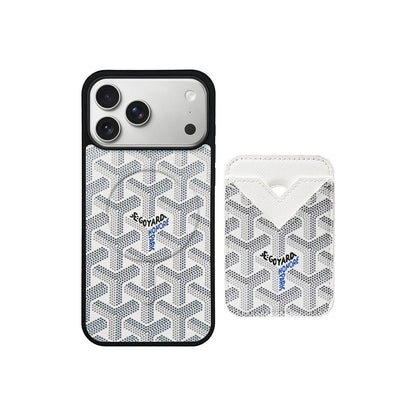 GYD Vintage Leather Case Magsafe Card-Holder For iPhone 12-17