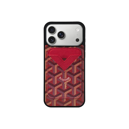GYD Vintage Leather Case Magsafe Card-Holder For iPhone 12-17