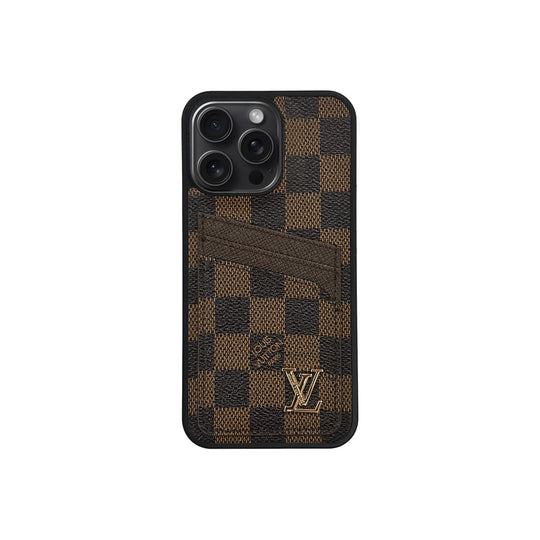 LV Brown Classic MagSafe Case for iPhone 12-17 Series