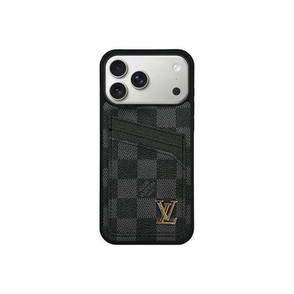 LV Brown Classic MagSafe Case for iPhone 12-17 Series