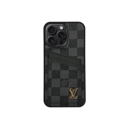 LV Brown Classic MagSafe Case for iPhone 12-17 Series