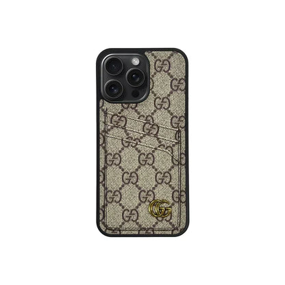 GG Classic Luxury Card Bag Case for iPhone 12-18