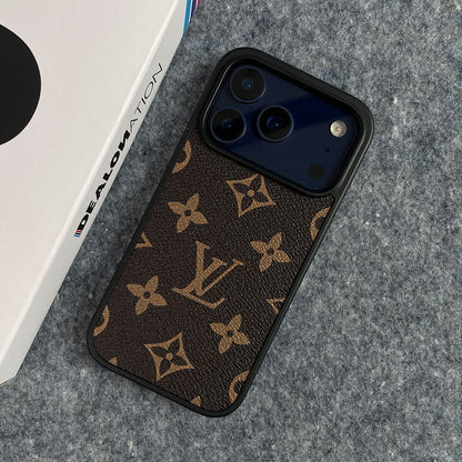Luxury Designer Leather Phone Case For iPhone 12-17