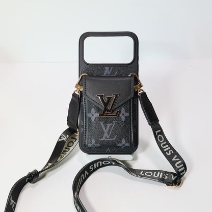 LV Crossbody Phone Case For iPhone 12-18 Pro & Pro Max