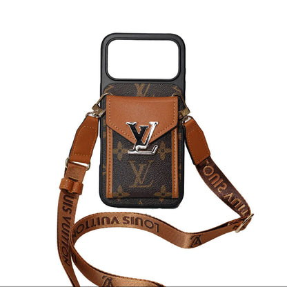 LV Crossbody Phone Case For iPhone 12-18 Pro & Pro Max