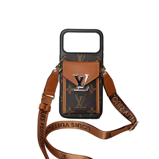 LV Crossbody Phone Case For iPhone 12-17 Series