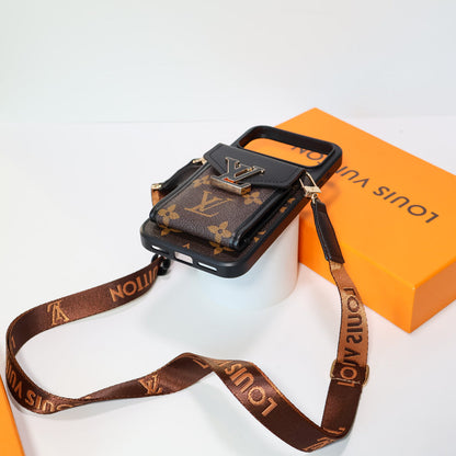 LV Crossbody Phone Case For iPhone 12-18 Pro & Pro Max