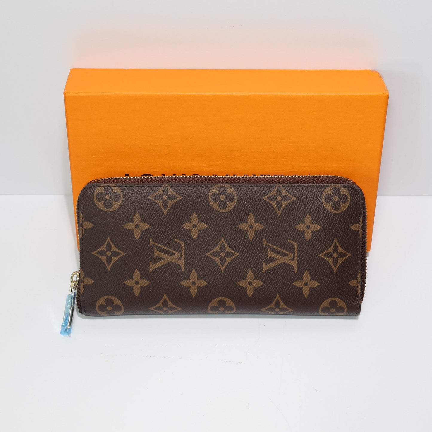 Luxury Monogram Long Wallet Zipper Closure