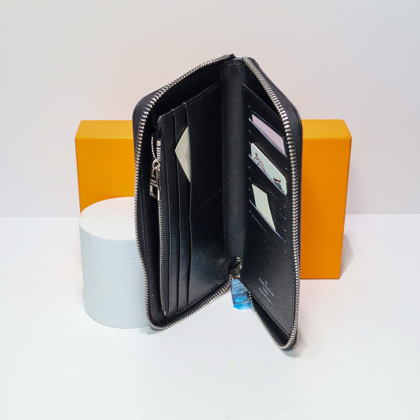 Luxury Monogram Long Wallet Zipper Closure