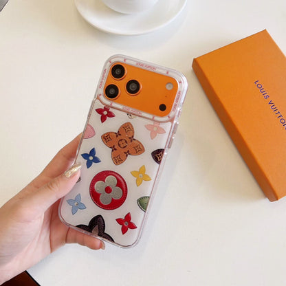 Multicolor Monogram White LV Case iPhone