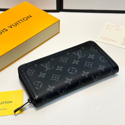 Zippy Wallet Black Monogram