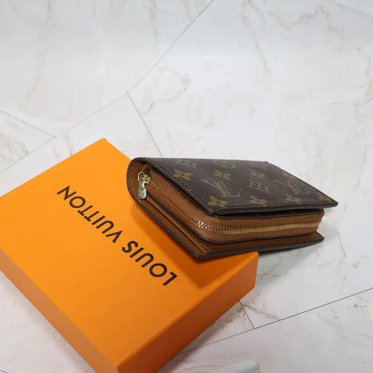 Luxury Louis Vuitton Zippy Organizer Wallet Multifunctional