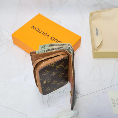 Luxury Louis Vuitton Zippy Organizer Wallet Multifunctional