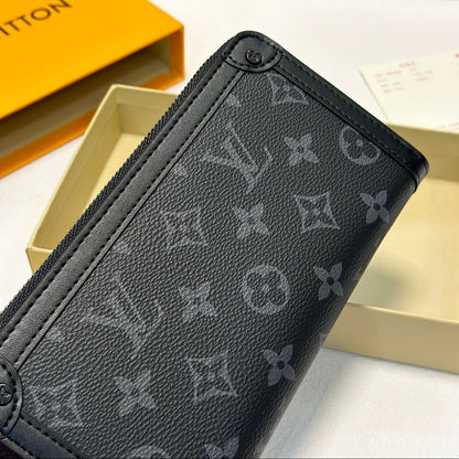 Zippy Wallet Black Monogram