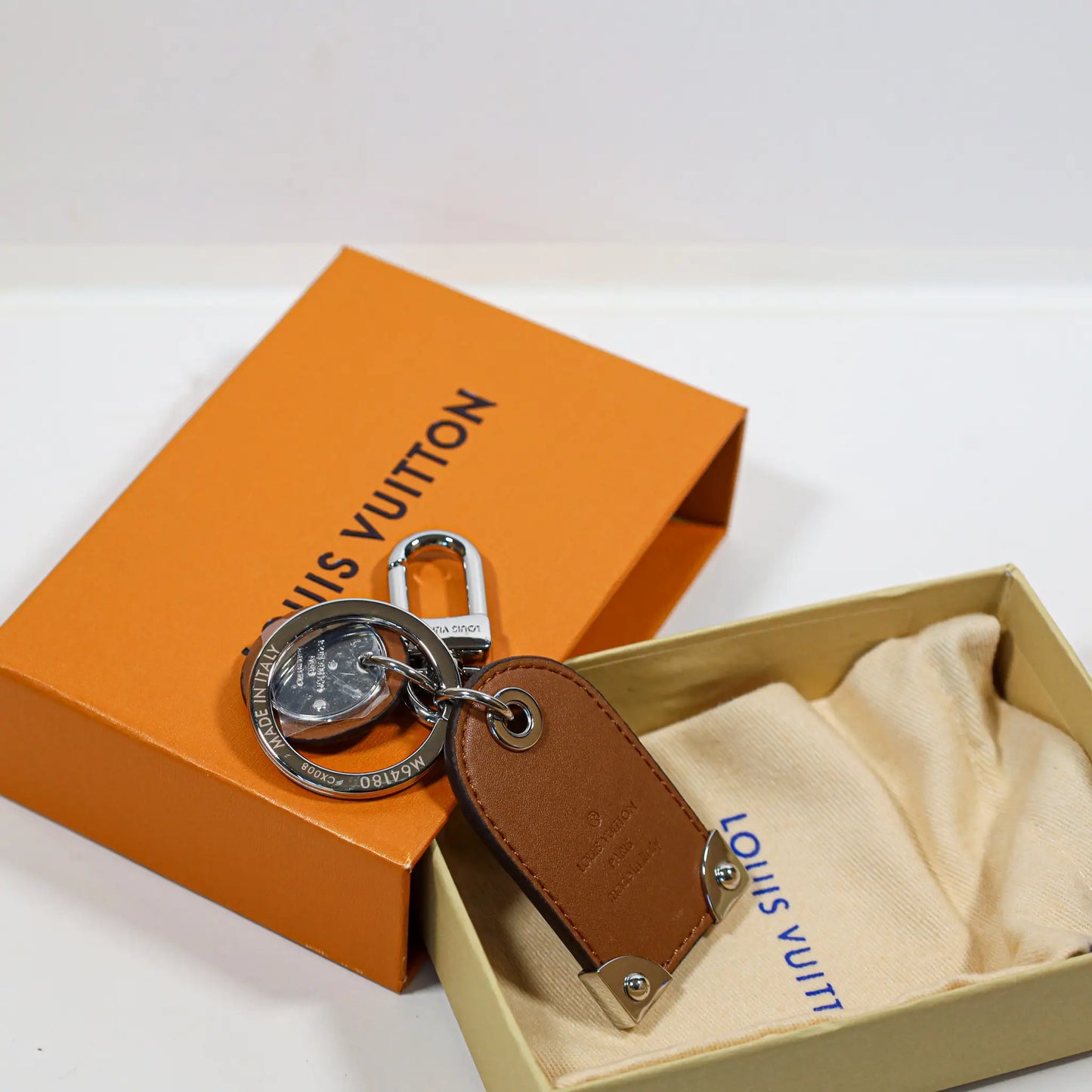 Louis Vuitton Key Ring Monogram Leather